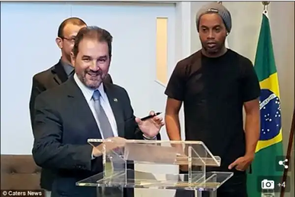 Football Legend, Ronaldinho Set To Run For Senate In Brazil (Photos)